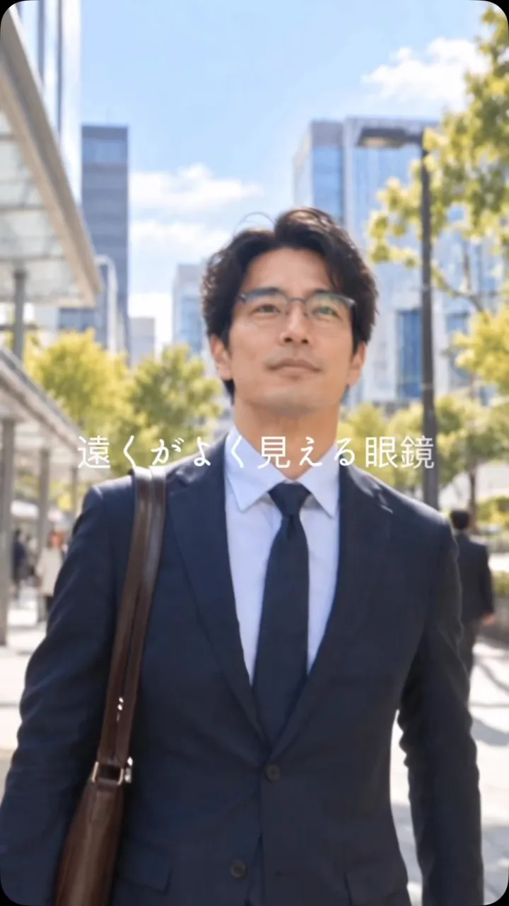 遠くがよく見える。